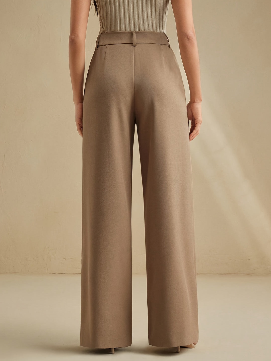 Cassia | Pleated Wide-Leg Trousers