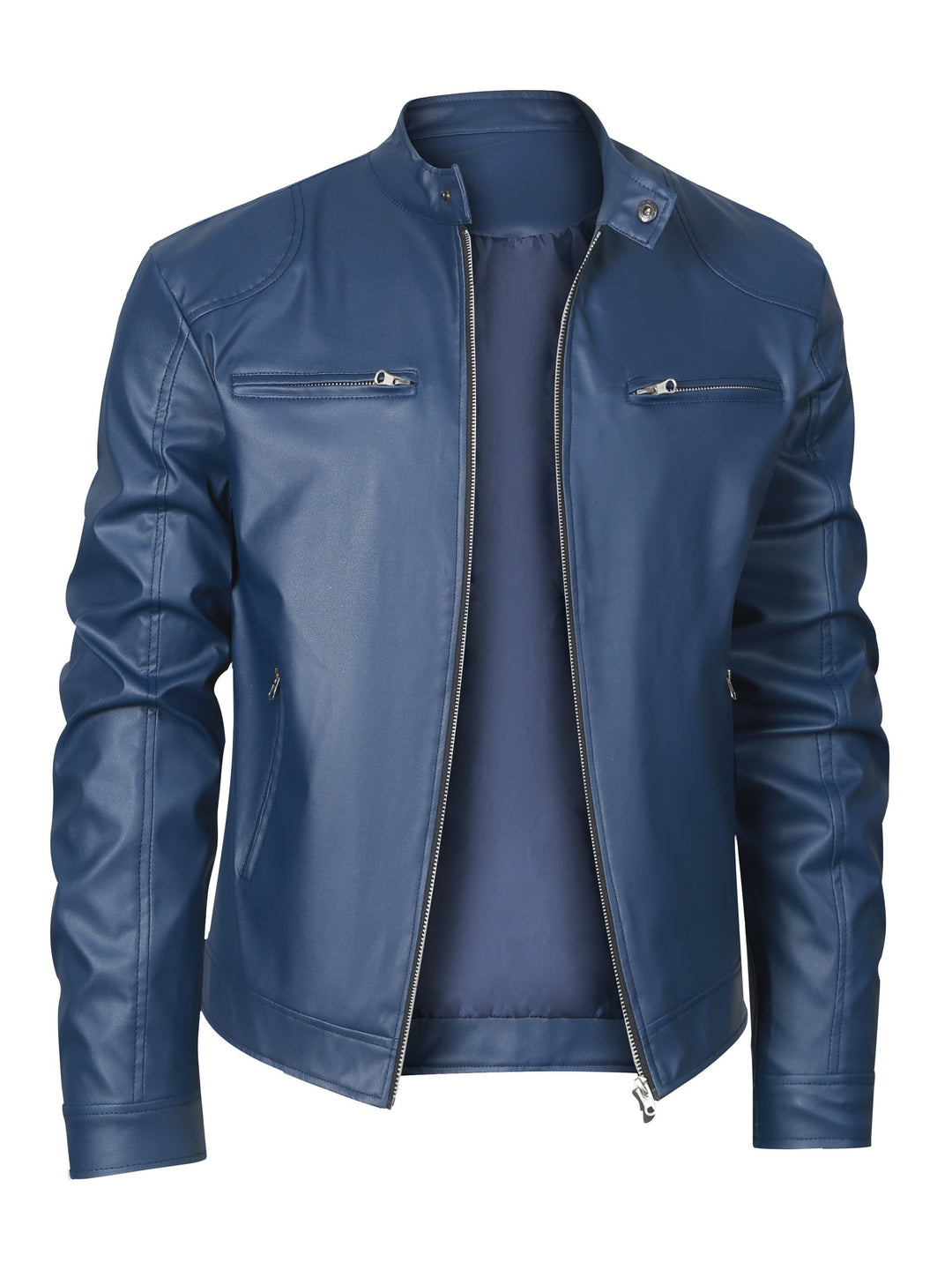 Wallace | Stand-Collar Moto Jacket