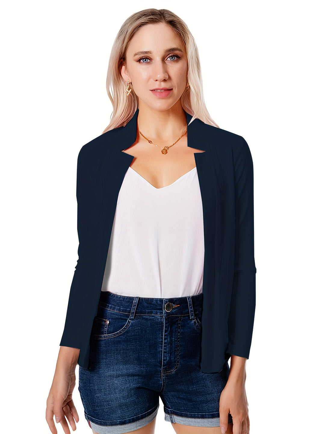 Corinne | Relaxed Open-Front Jacket