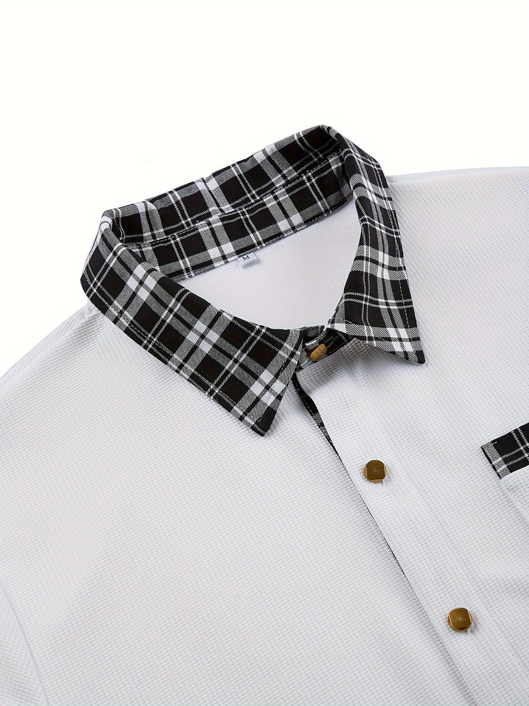 Curtis | Textured Contrast-Trim Shirt