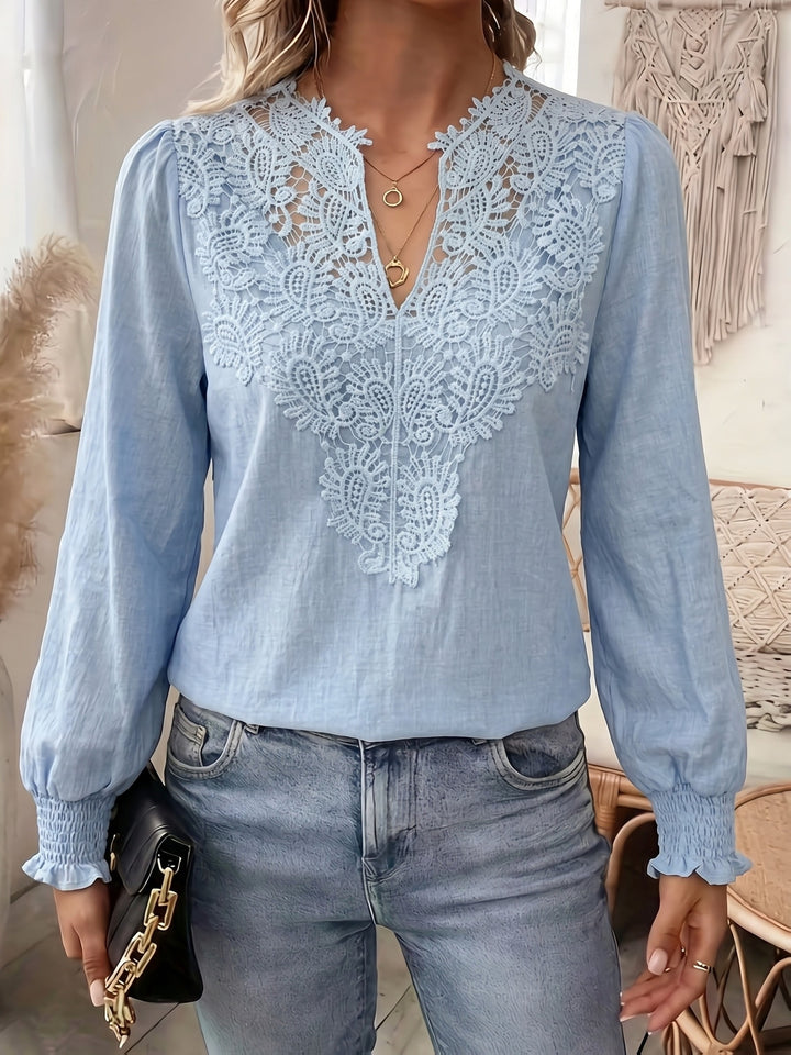 Harriet | Refined Lace-Detail Blouse