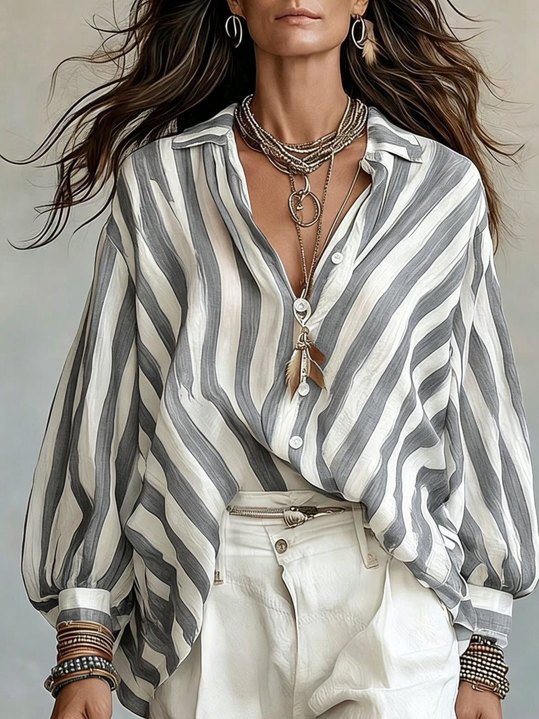 Tessa | Relaxed Striped Shirt