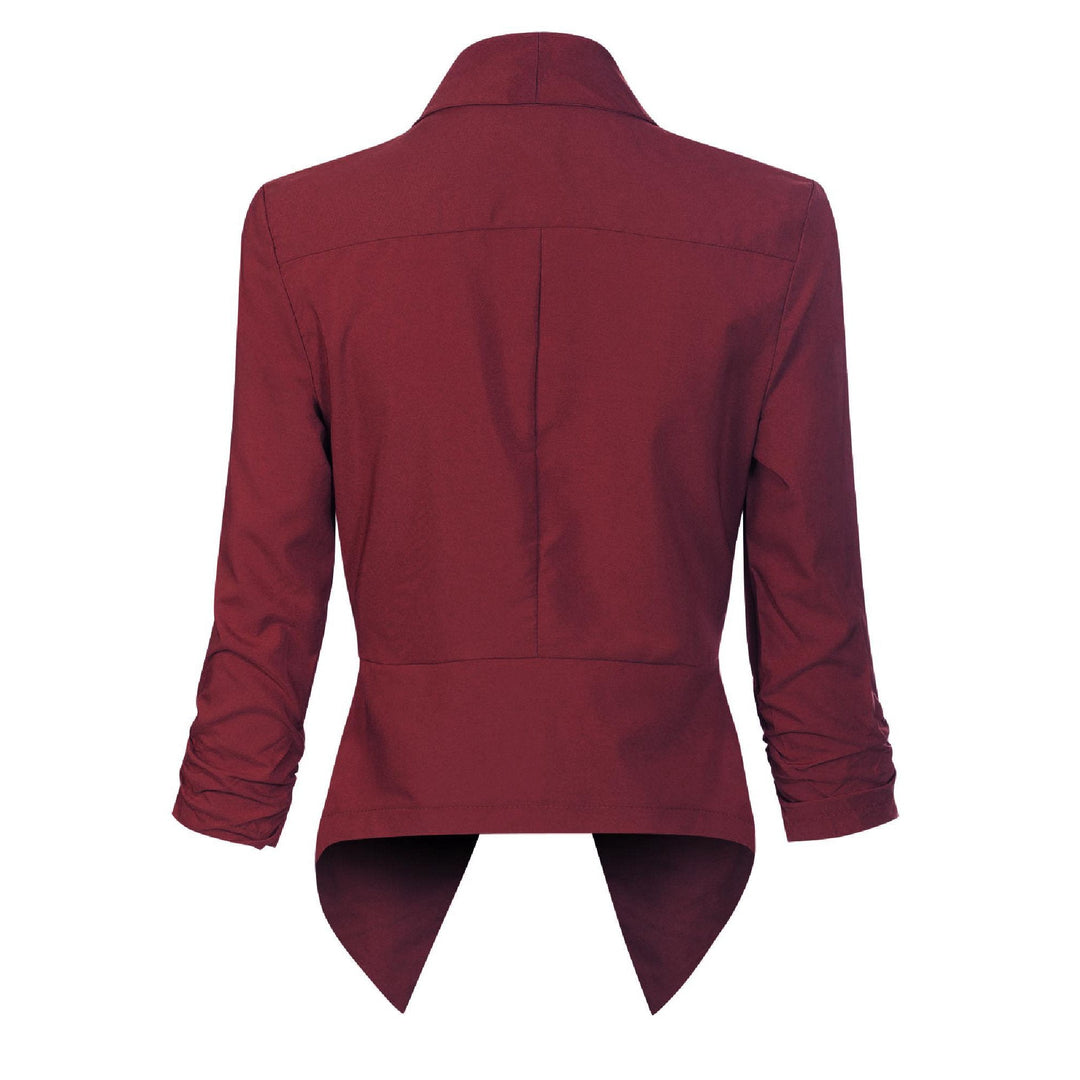 Beverly | Draped Open-Front Blazer