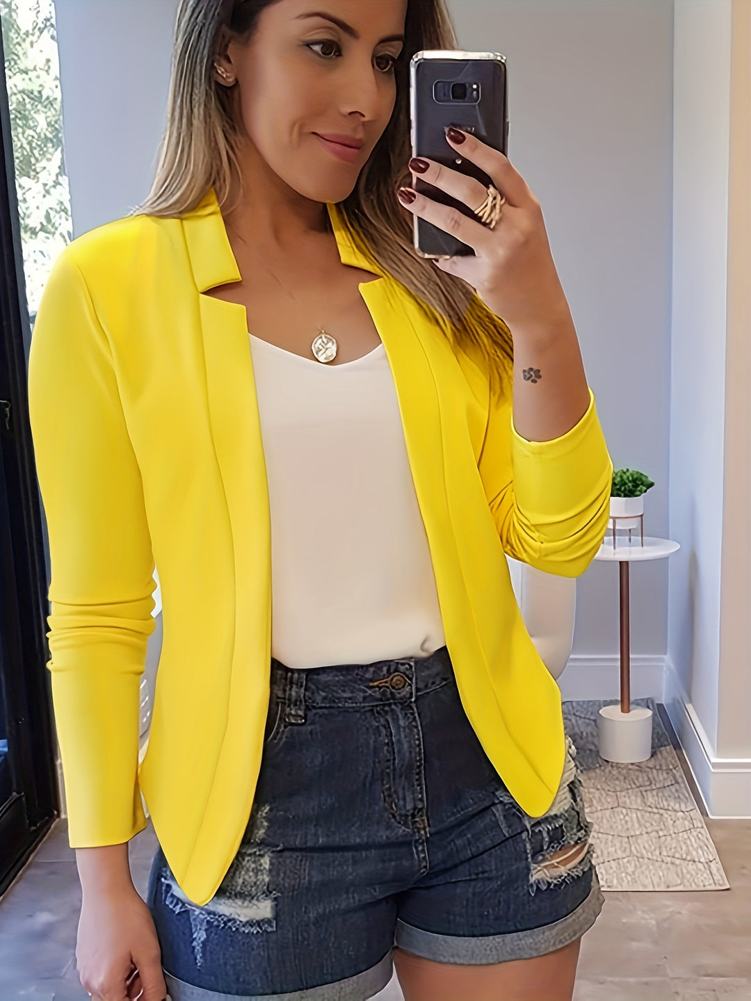 Corinne | Relaxed Open-Front Jacket
