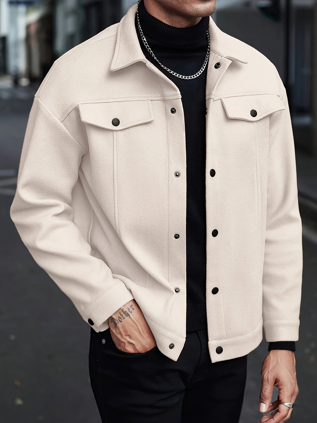 Roderick | Modern Snap-Button Jacket