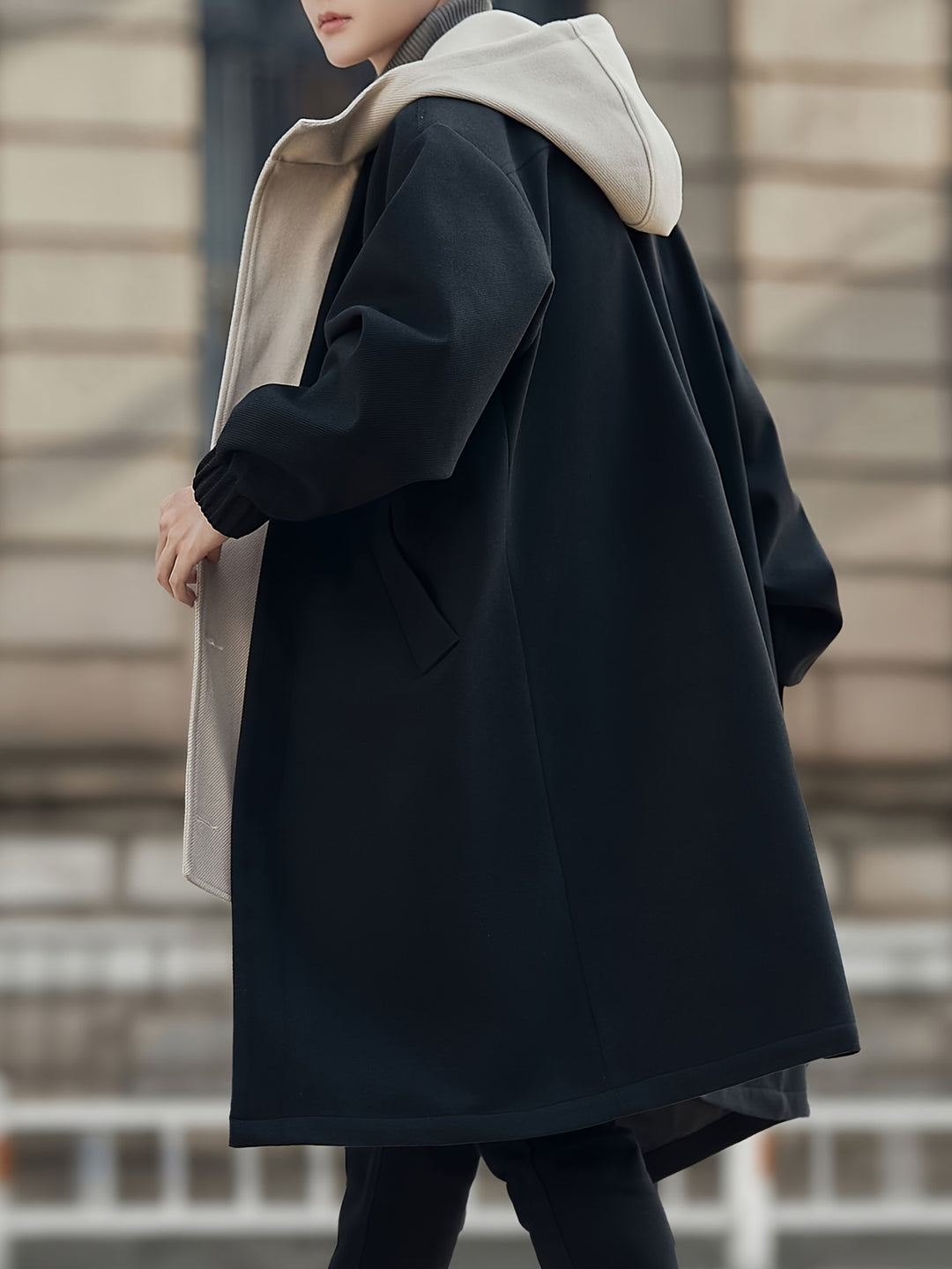 Cornelius | Layered Hooded Longline Coat