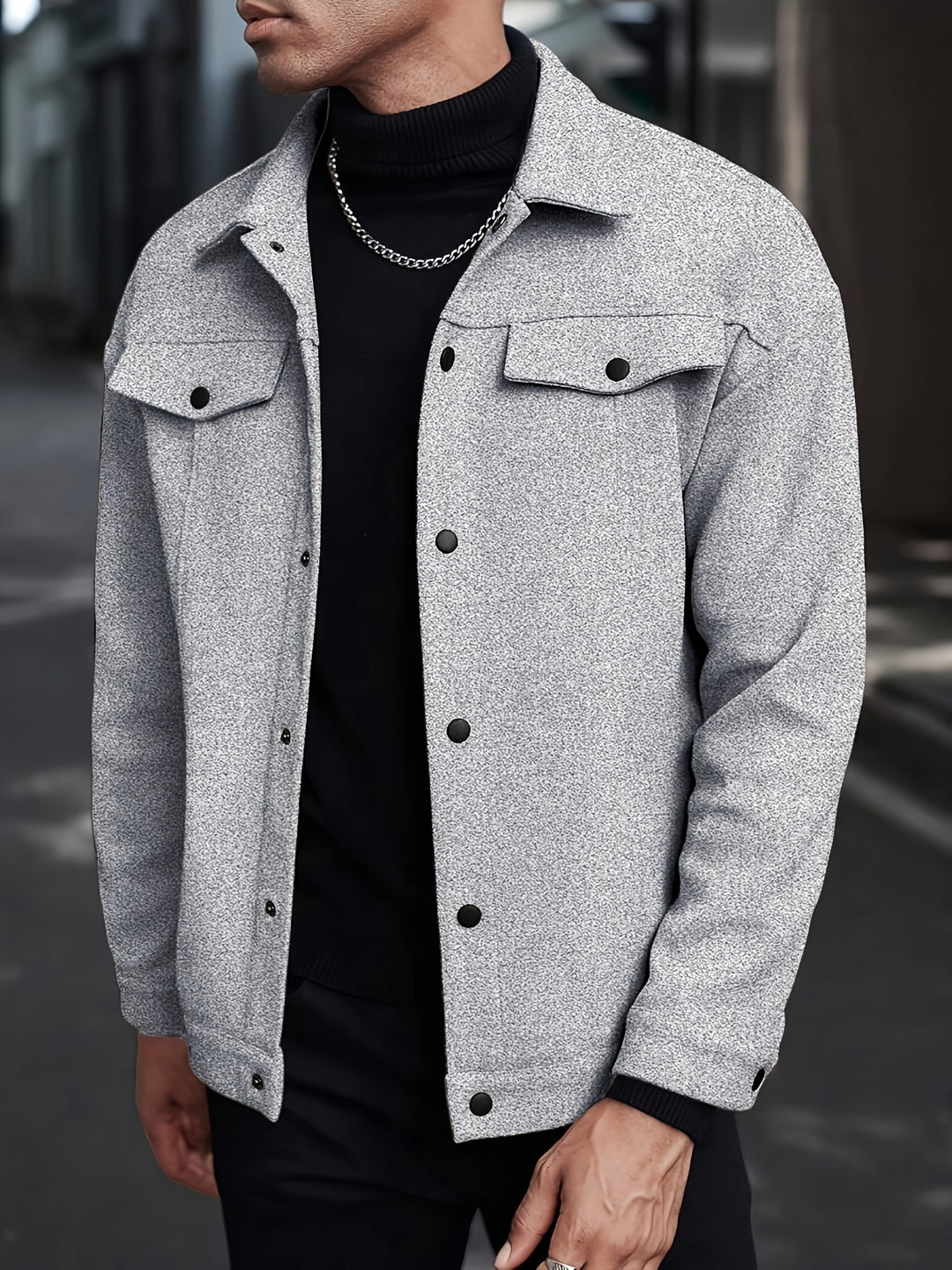 Roderick | Modern Snap-Button Jacket