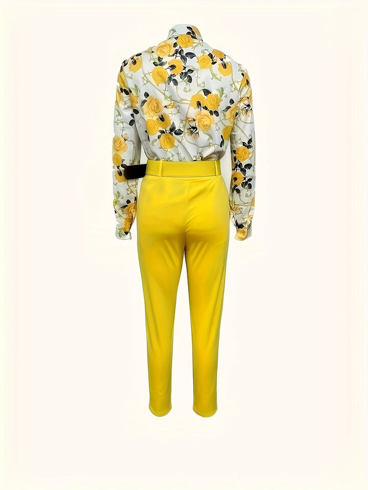 Marlene | Elegant Floral Two-Piece Set