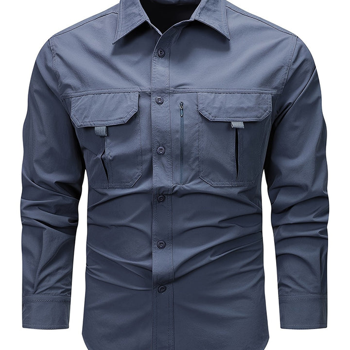 Hollis | Utility Long-Sleeve Cargo Shirt