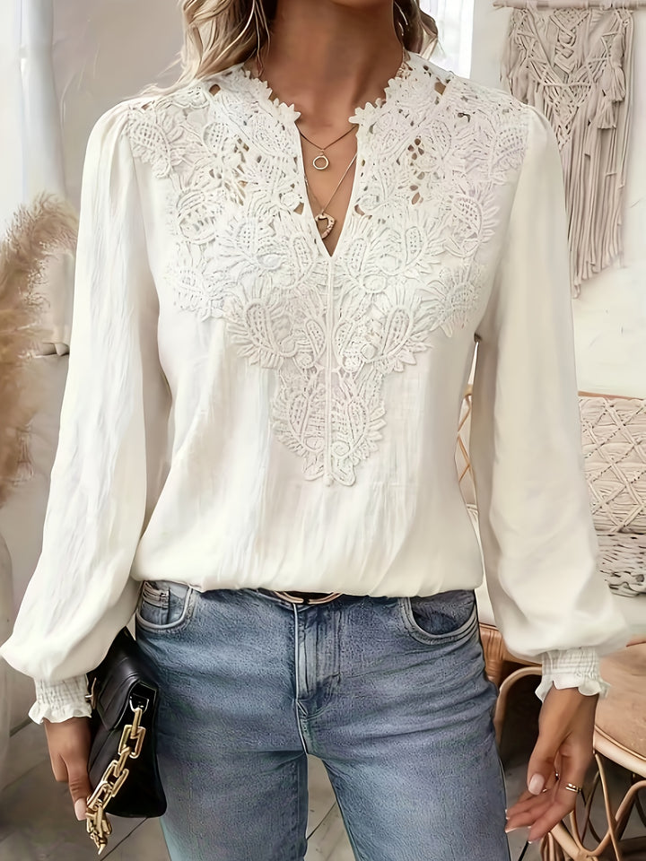 Harriet | Refined Lace-Detail Blouse