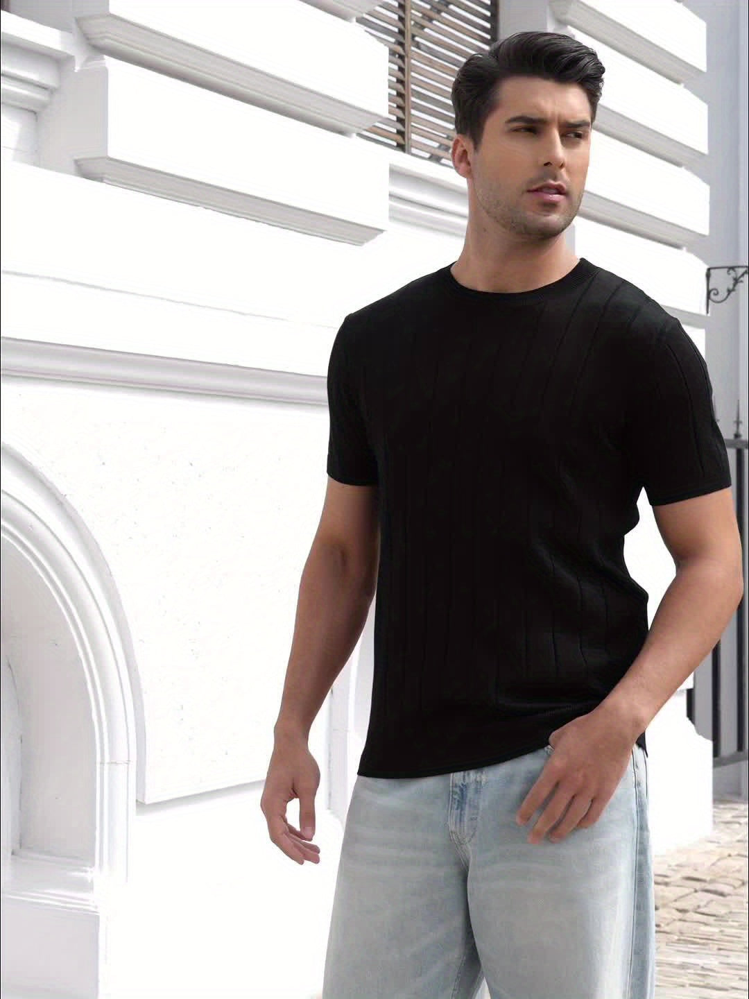 Julian | Ribbed Short-Sleeve Top