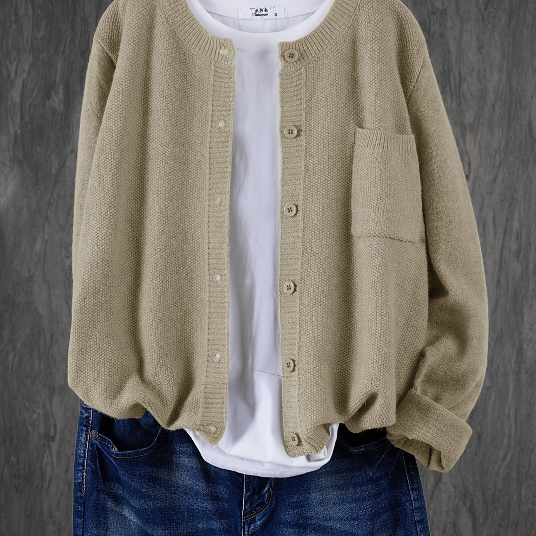 Tamsin | Relaxed Button-Front Cardigan