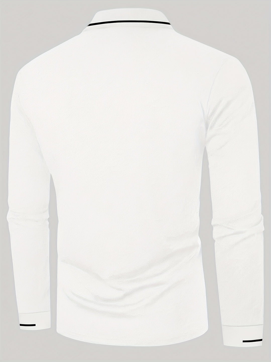 Reginald | Refined Long-Sleeve Polo Shirt