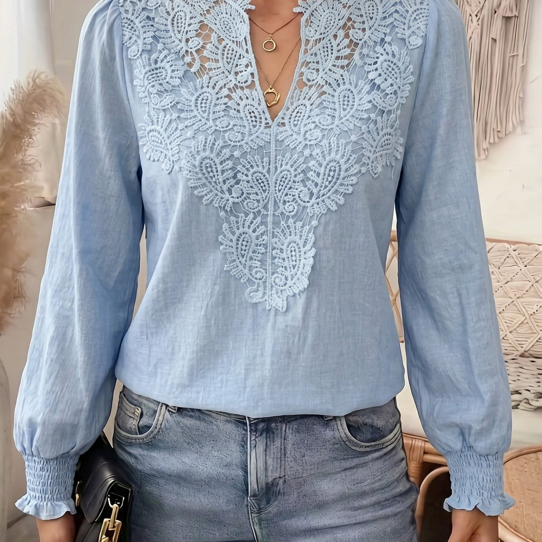 Harriet | Refined Lace-Detail Blouse