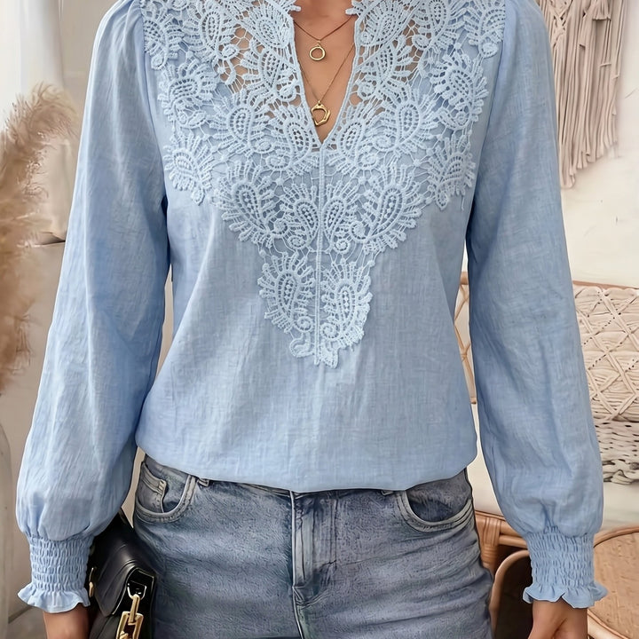 Harriet | Refined Lace-Detail Blouse
