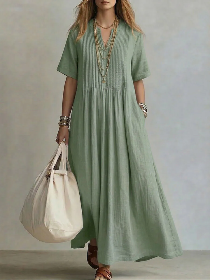 Cordelia | Elegant Pleated Dress