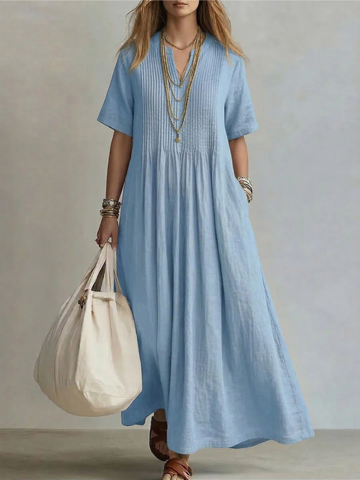 Cordelia | Elegant Pleated Dress