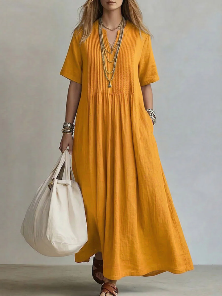 Cordelia | Elegant Pleated Dress