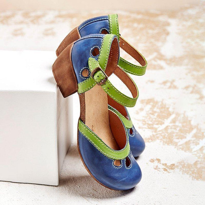 Priscilla | Elegant Comfort T-Strap Sandals