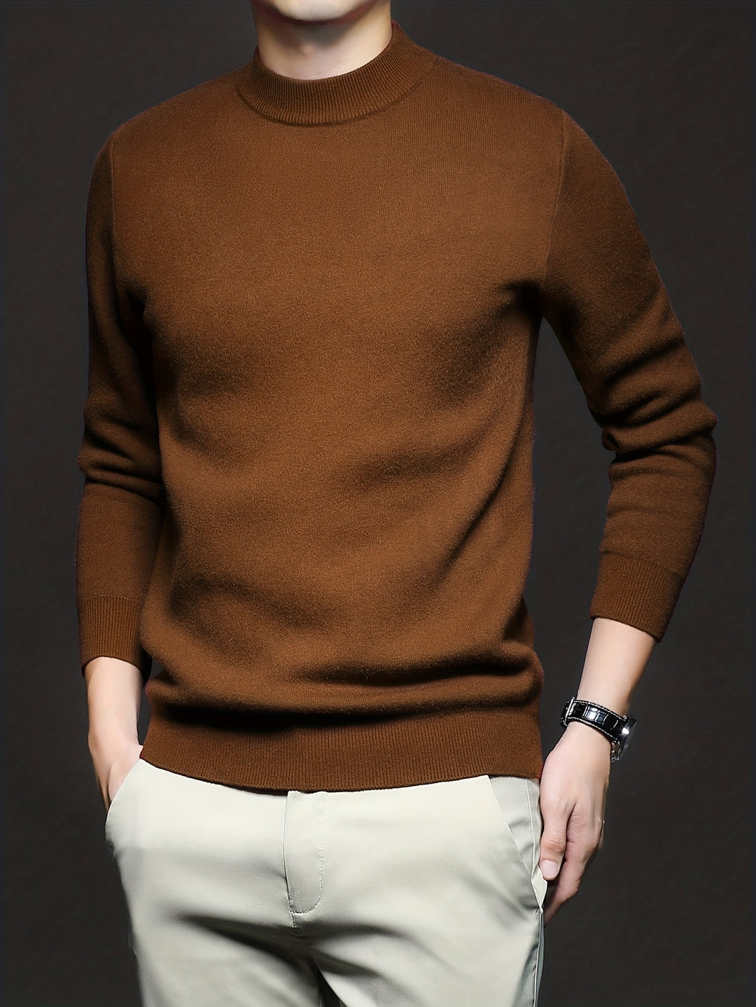 Tobias | Refined High-Neck Sweater