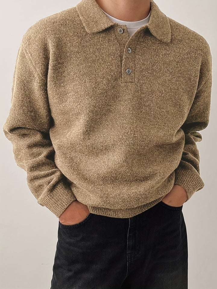 Reid | Polo Collar Knit Jumper