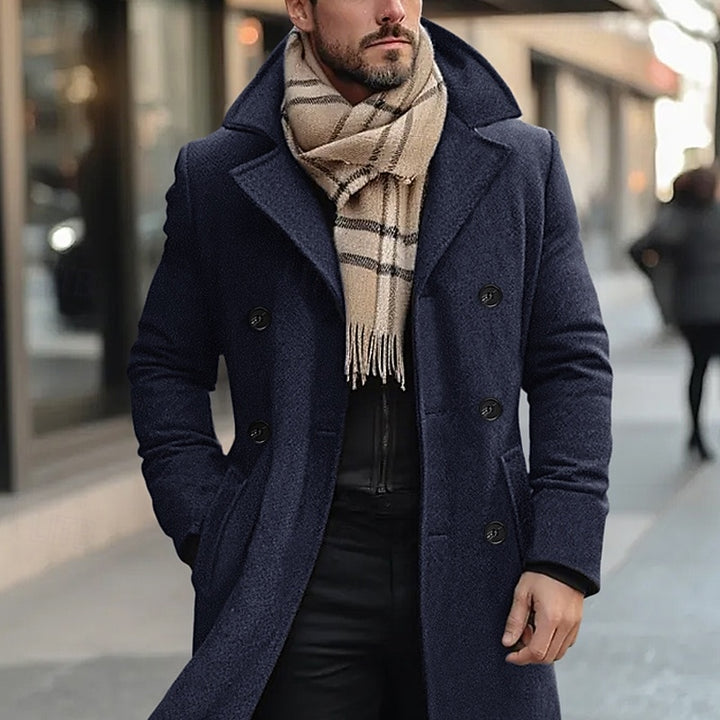 Bertram | Tailored Double-Breasted Overcoat