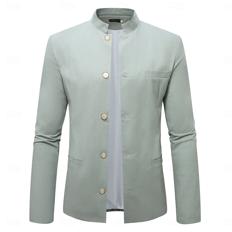Emory | Mandarin-Collar Jacket
