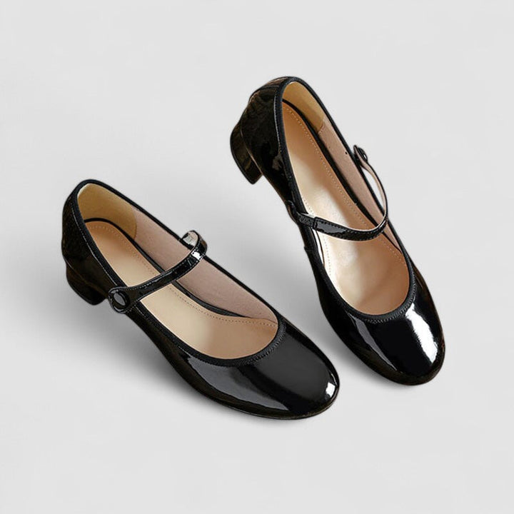 Felicia | Classic Patent Mary Jane Flats