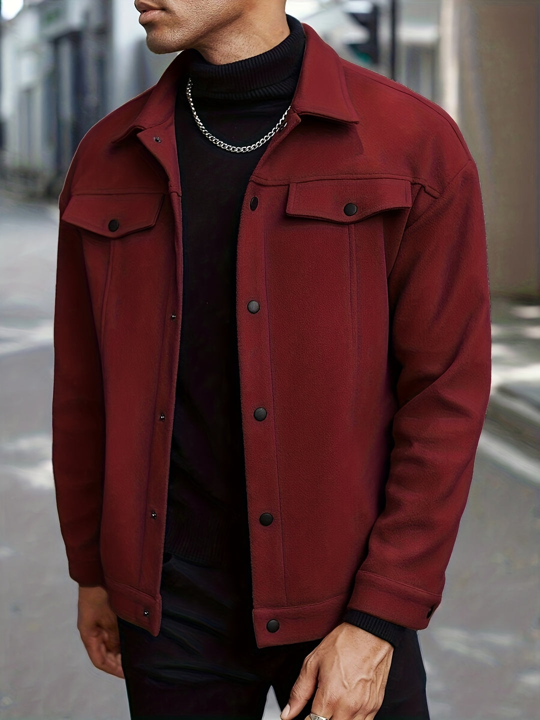Roderick | Modern Snap-Button Jacket
