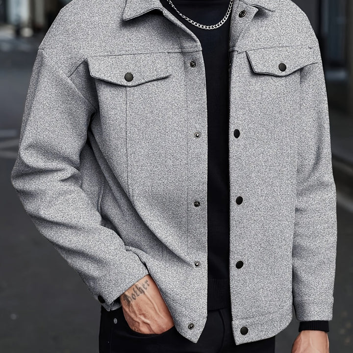 Roderick | Modern Snap-Button Jacket