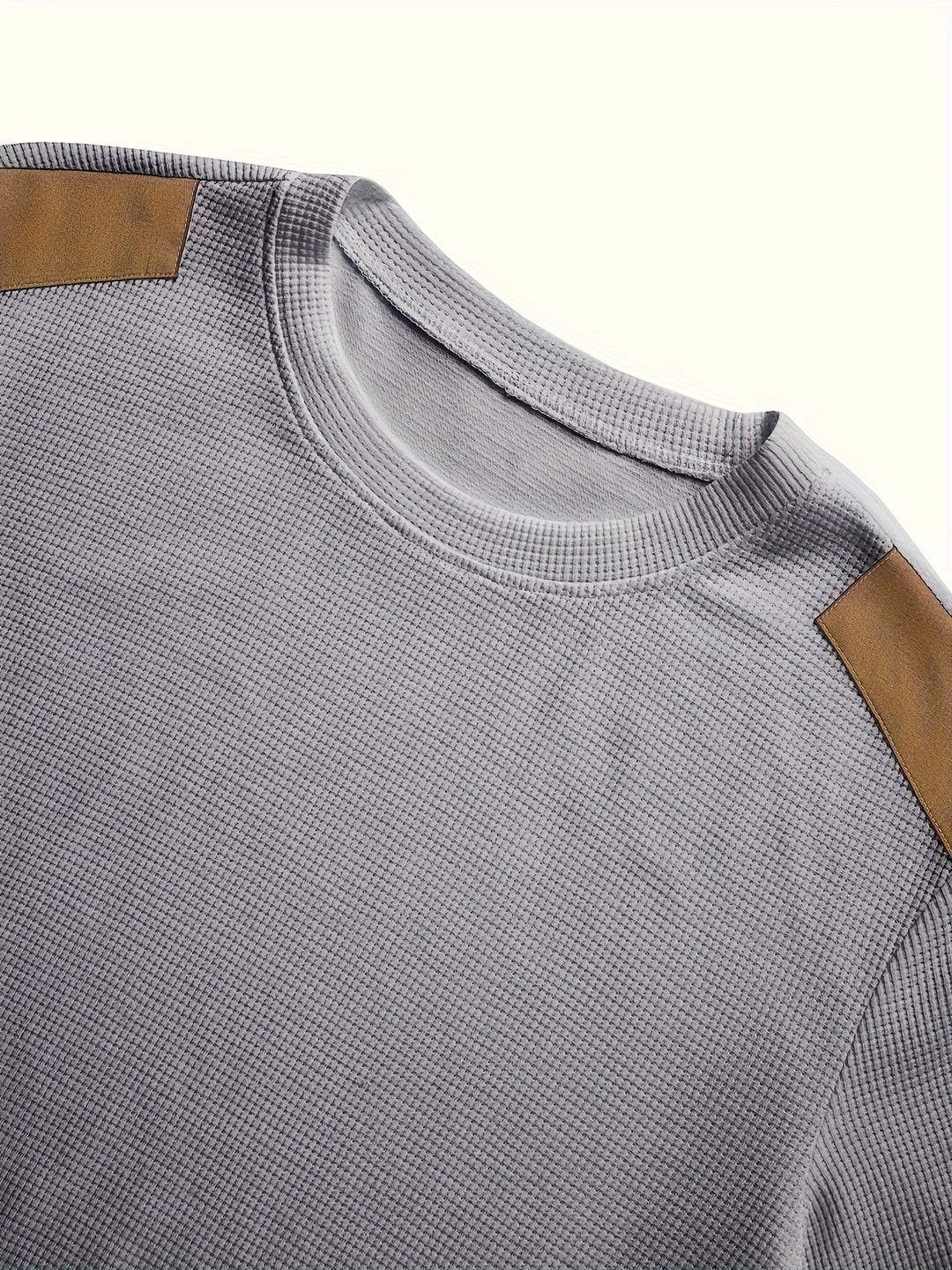 Oliver | Elbow-Patch Waffle-Knit Jumper
