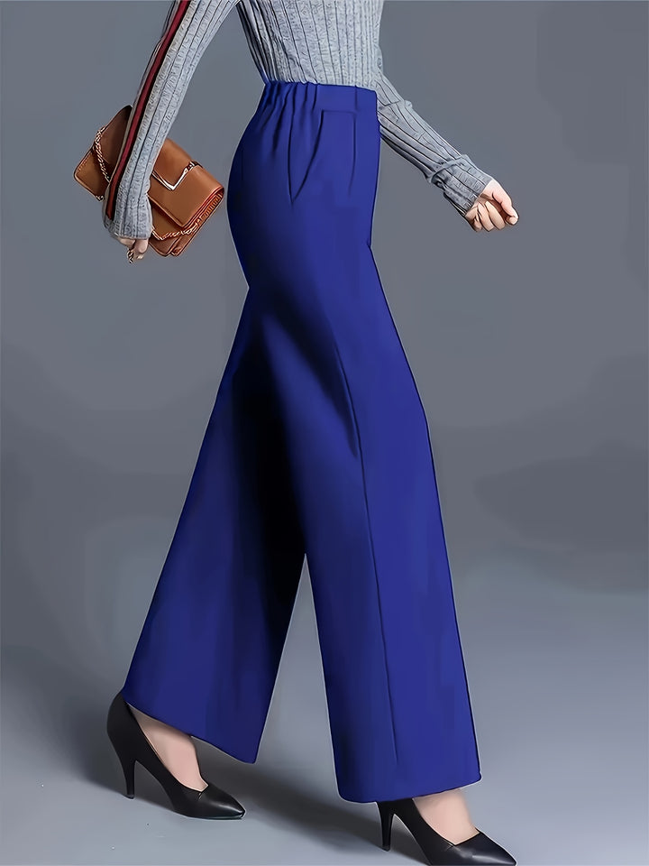 Marlene | High-Waisted Straight-Leg Trousers