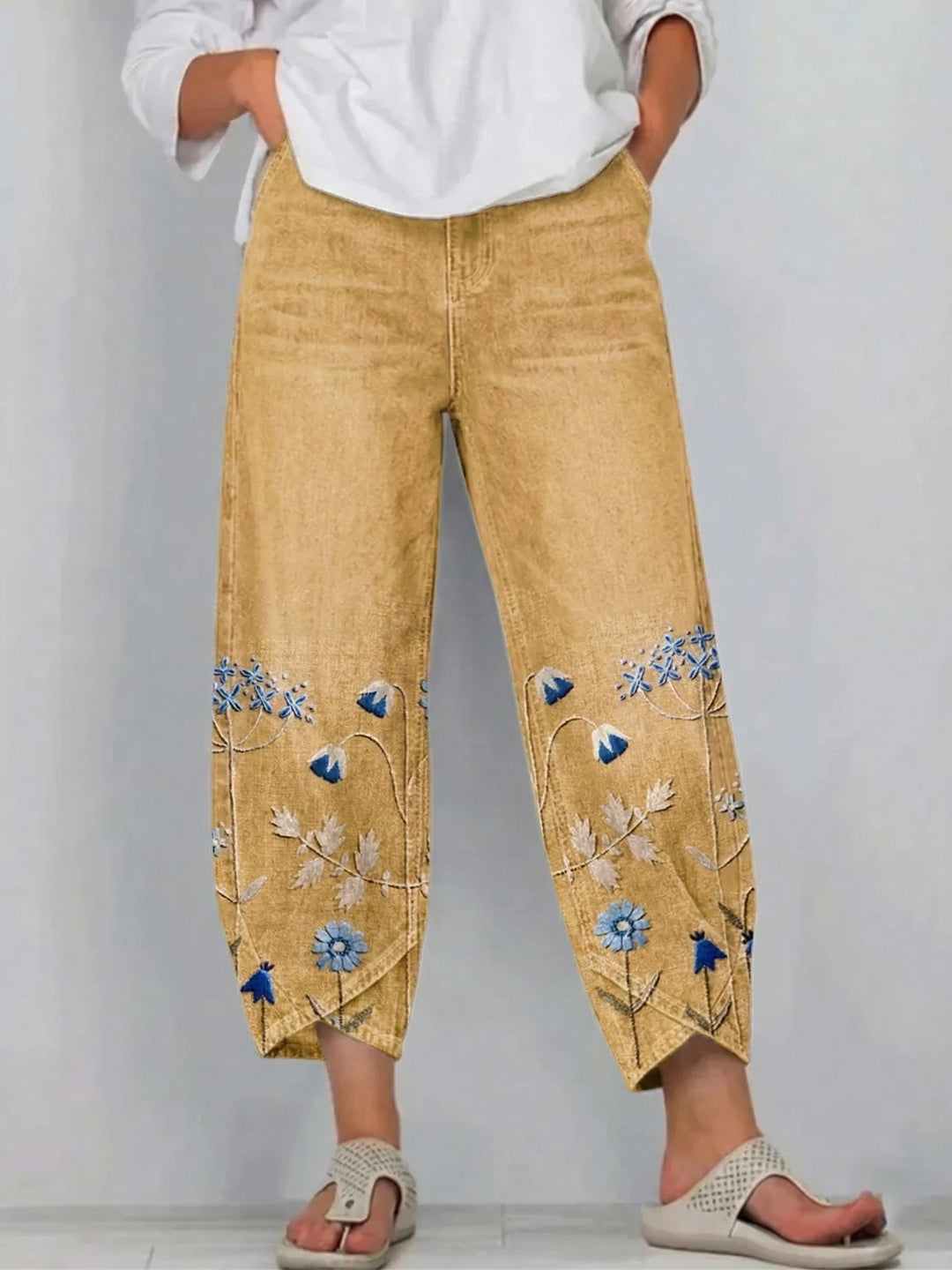 Georgina | Casual Floral Loose Pants