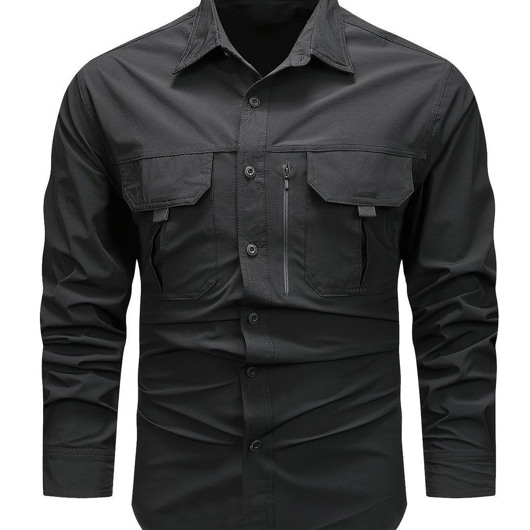 Hollis | Utility Long-Sleeve Cargo Shirt