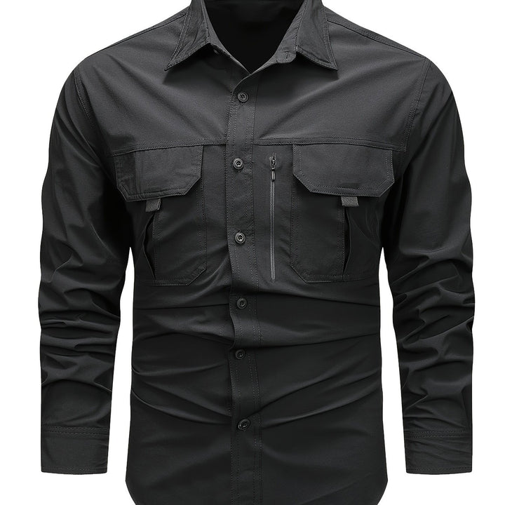 Hollis | Utility Long-Sleeve Cargo Shirt