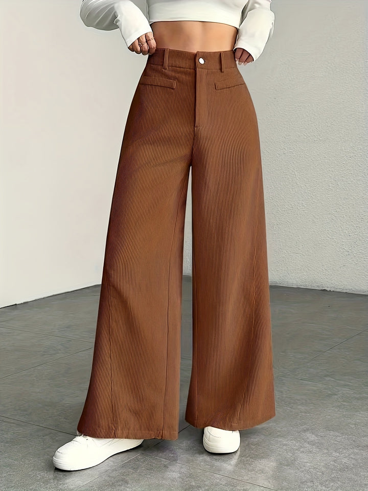 Nora | High-Waisted Wide-Leg Trousers