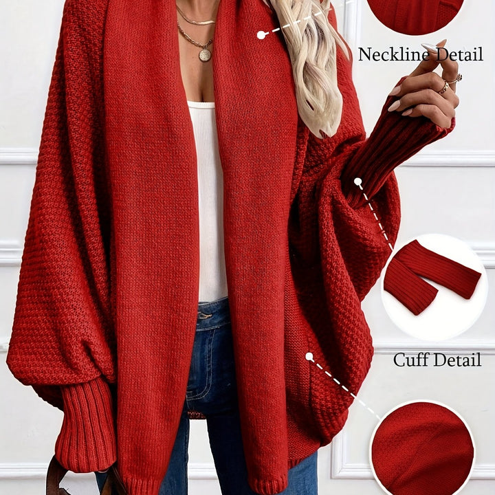 Odessa | Draped Shawl-Collar Cardigan