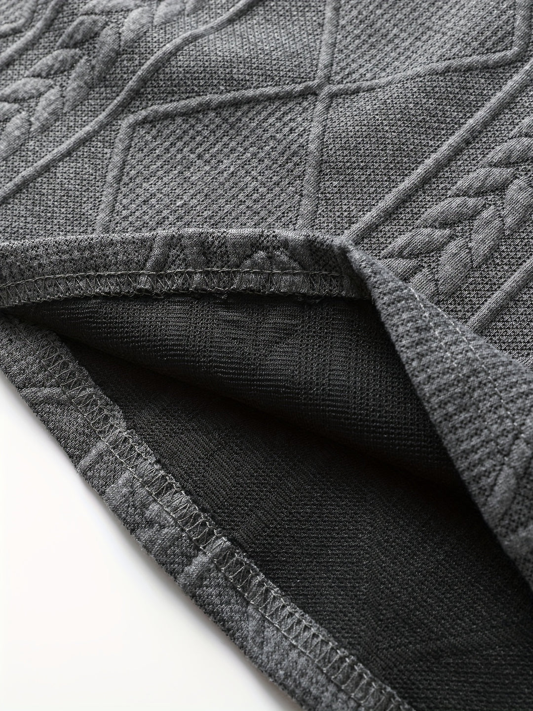 Clifford | Textured Knit-Look Long Sleeve Top