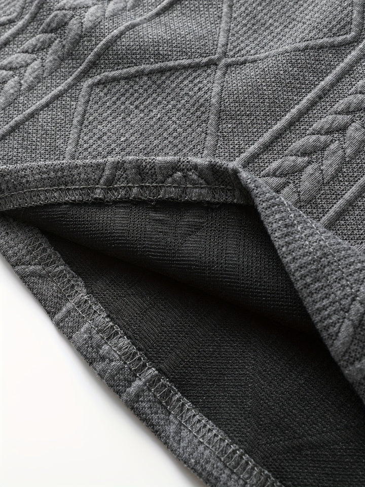 Clifford | Textured Knit-Look Long Sleeve Top