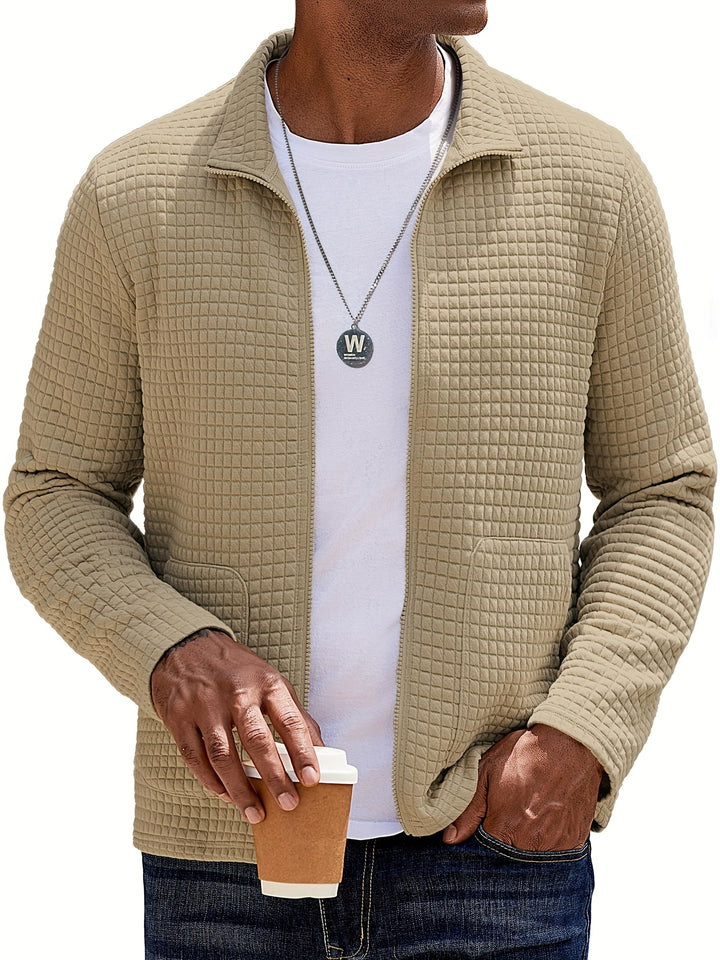 Tobias | Textured Zip-Up Jacket
