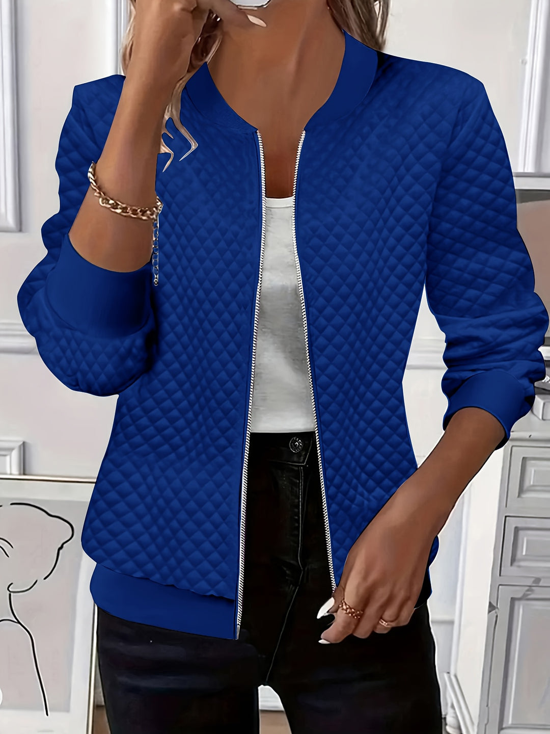 Susannah | Textured Quilted Jacket