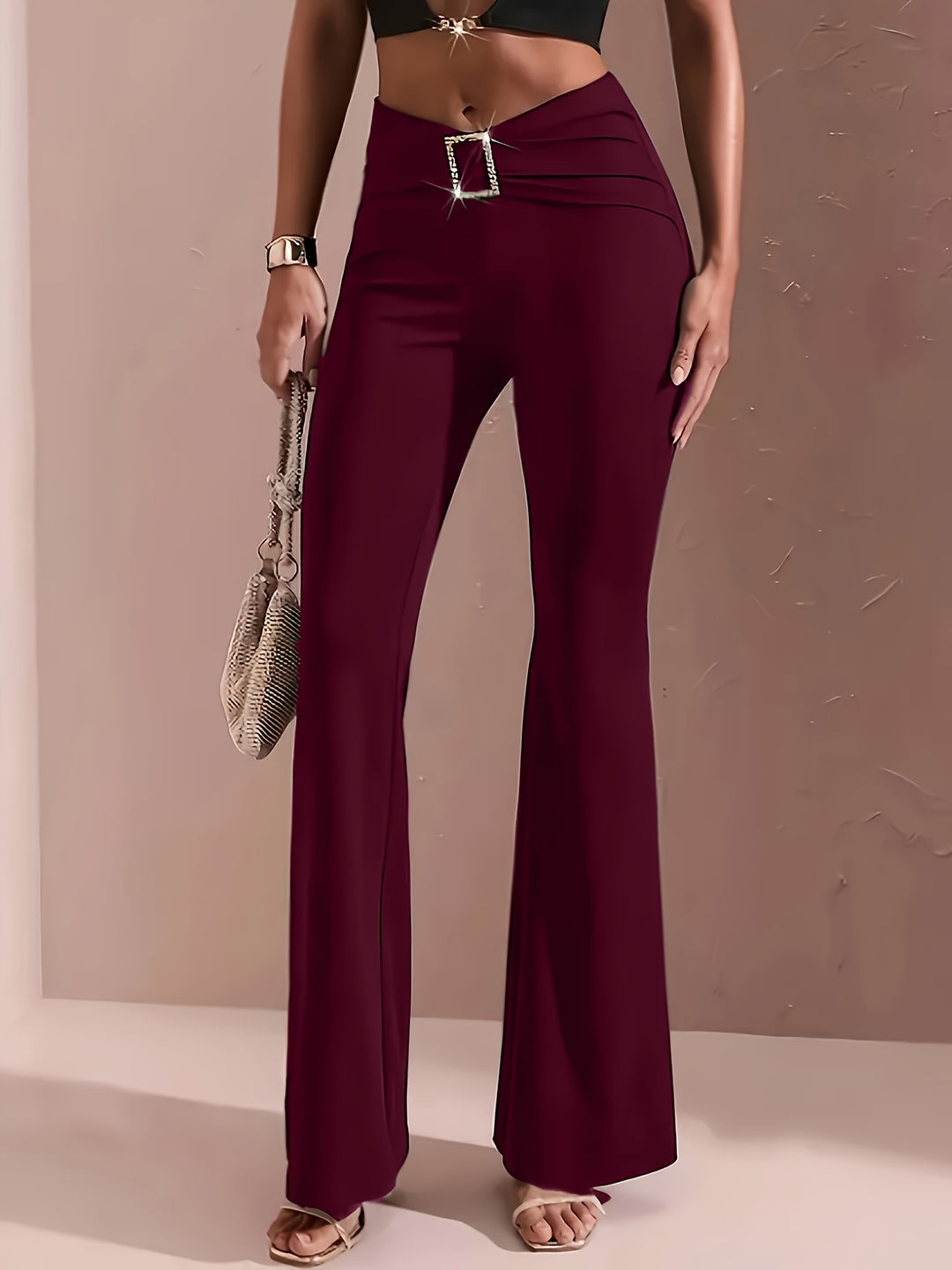 Emmeline | High-Waisted Flared Trousers