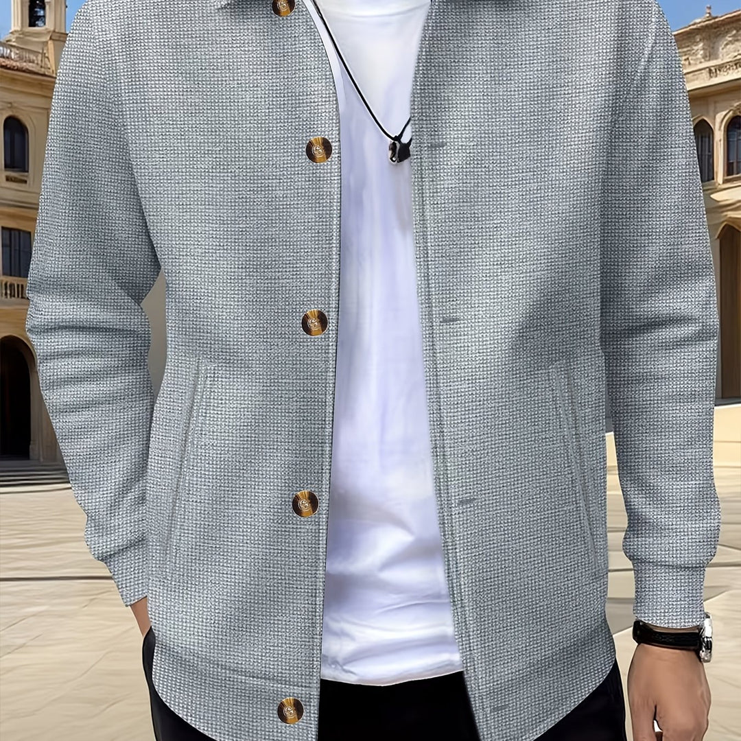 Clifford | Textured Button-Up Overshirt