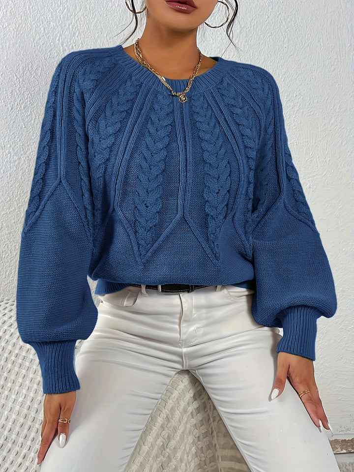 Ophelia | Relaxed Cable-Knit Sweater