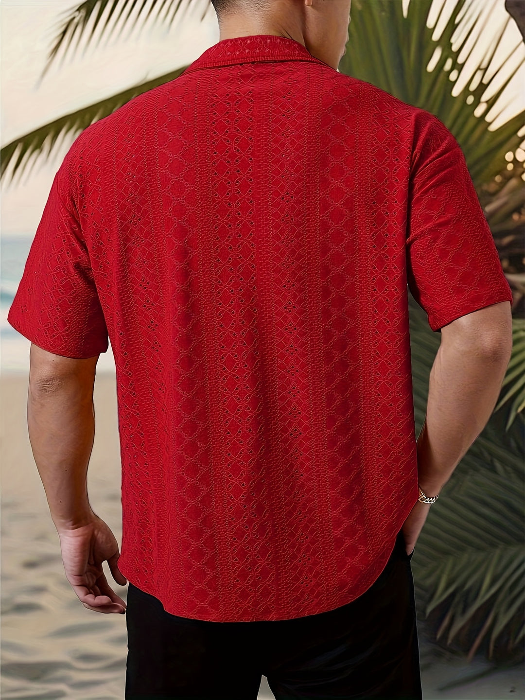 Rhett | Textured Short-Sleeve Casual Shirt