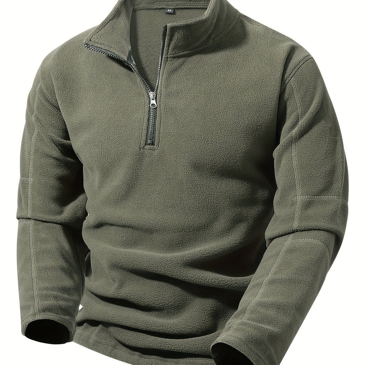 Fraser | Stand-Collar Half-Zip Pullover