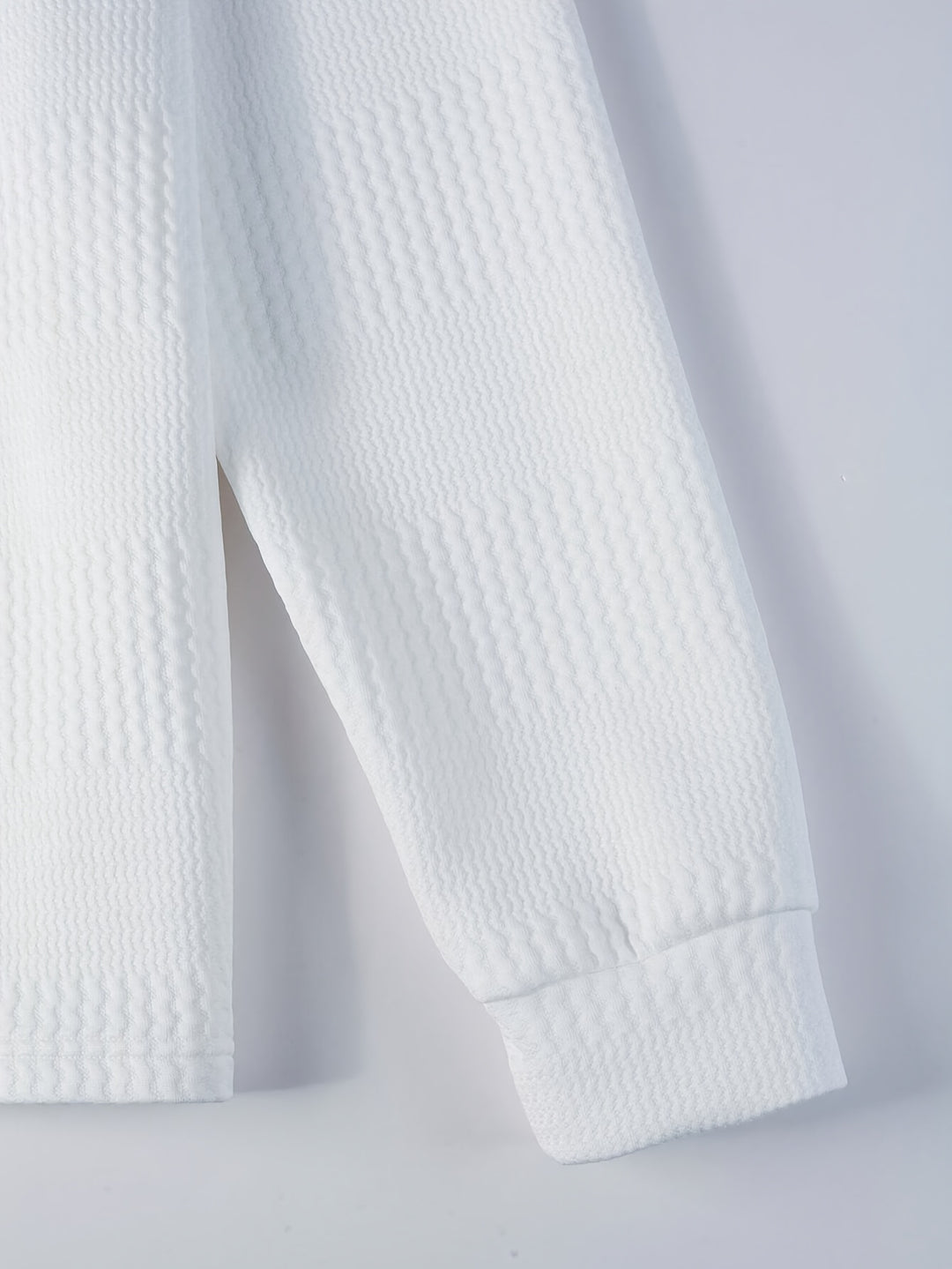 Clifford | Textured Long Sleeve Polo Shirt