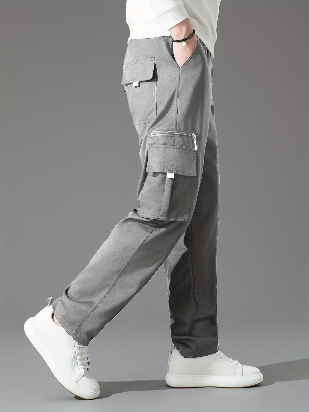 Blake | Retro Style Thickened Loose Cargo Pants