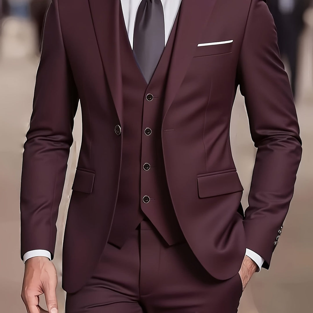 Nathaniel | Tailored Three-Piece Suit