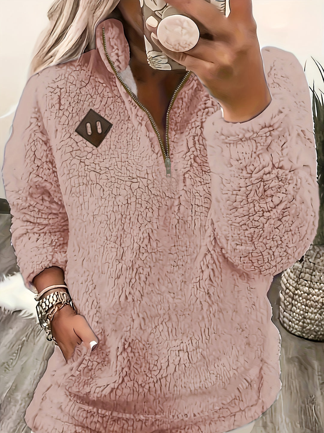 Lorraine | Cosy Half-Zip Pullover
